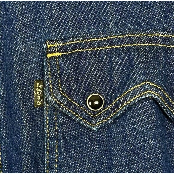 Levis Big E Premium Oversized Western Trucker Shacket sz 2XL/3XL 60x30 True Fit - Picture 4 of 10